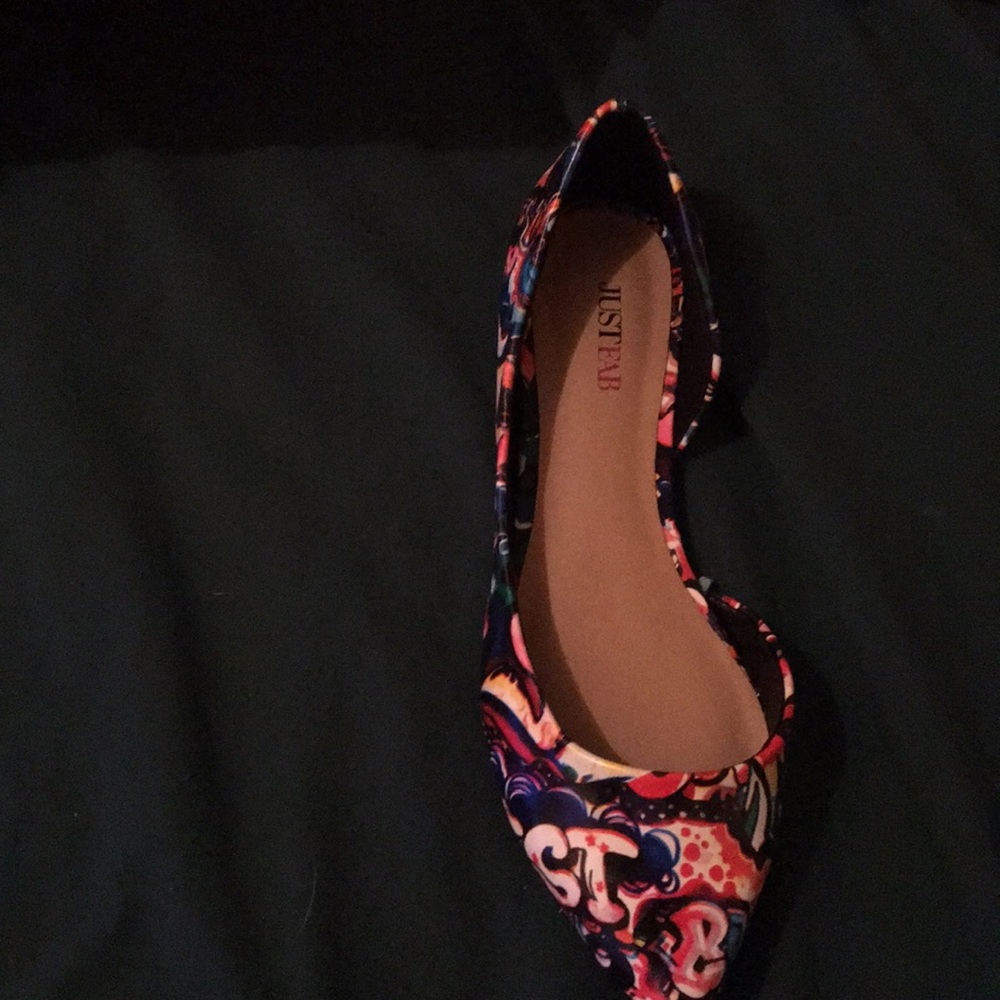 Multi colored flats
